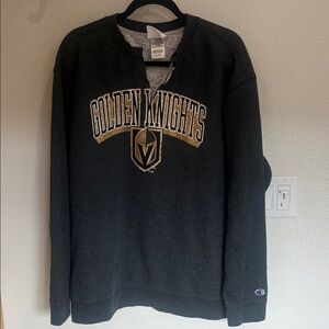 Champion Black and Gold Golden Knights Sweatshirt XL